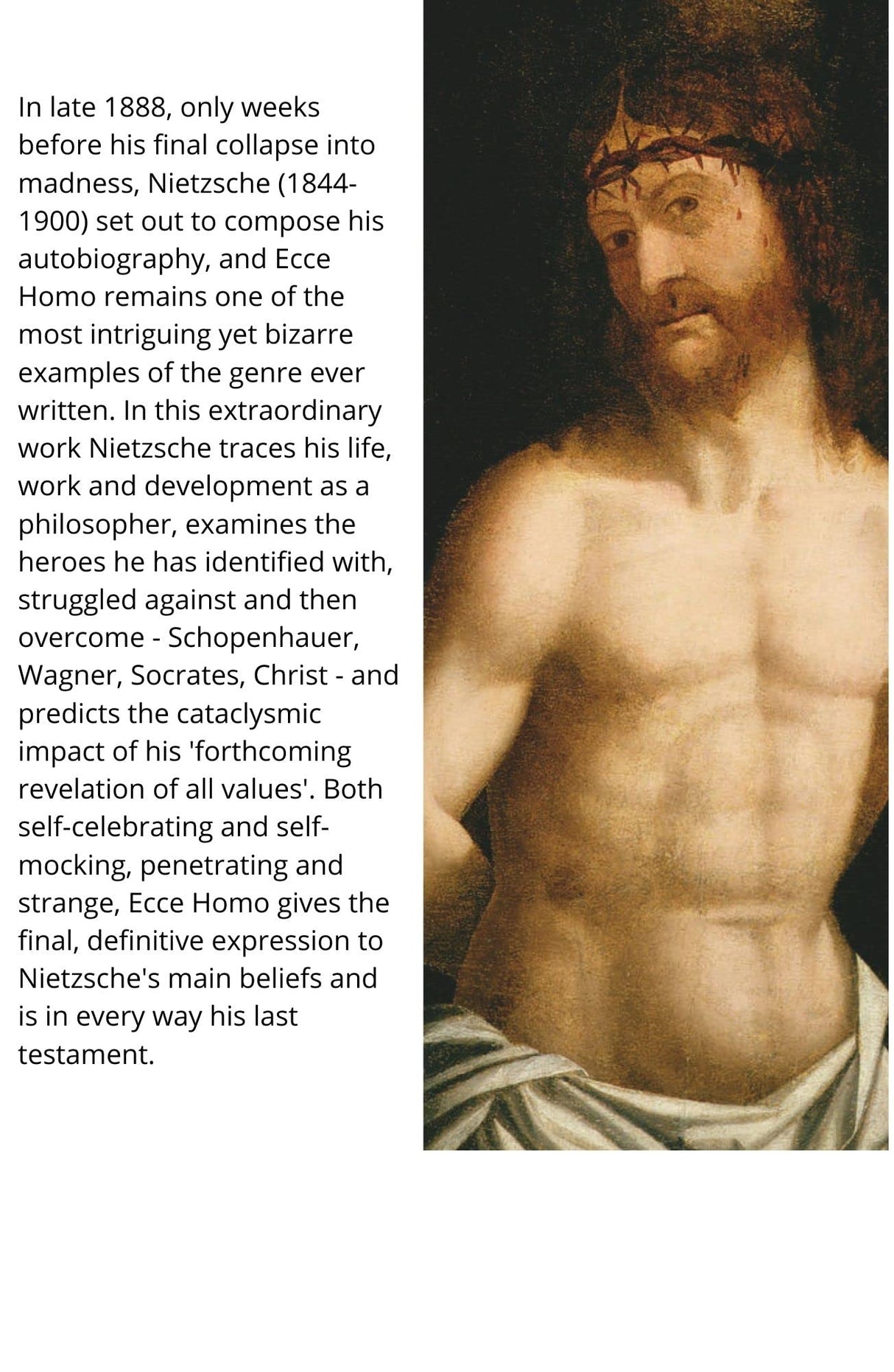 Ecce Homo - Retail Maharaj