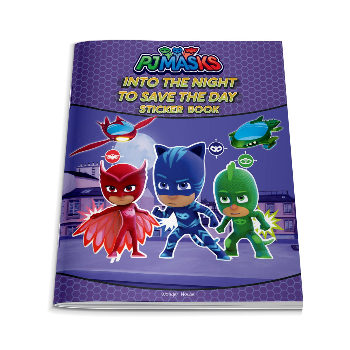 Into the Night to Save the Day – PJ Masks Sticker Book Fun Activity Book for Kids | 100+ Stickers, Mazes & Games | Ages 3–6 | 2 Hours of Hero-Packed Play & Learning - Retail Maharaj