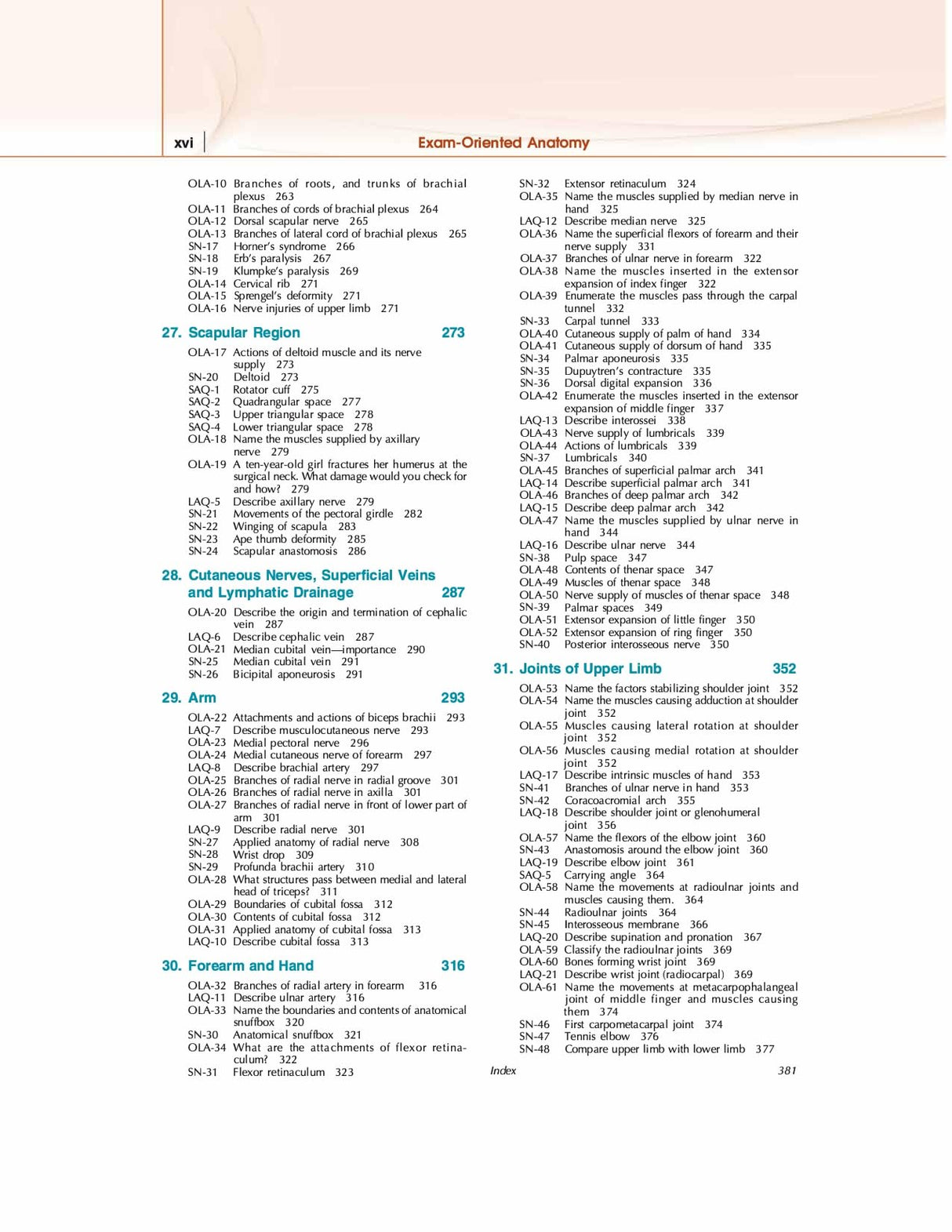 Exam Oriented Anatomy Questions And Answers 2Ed Vol 1 (Pb 2023) - Retail Maharaj