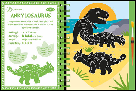 Scratch Paint & Colour-Dinosaurs - Retail Maharaj