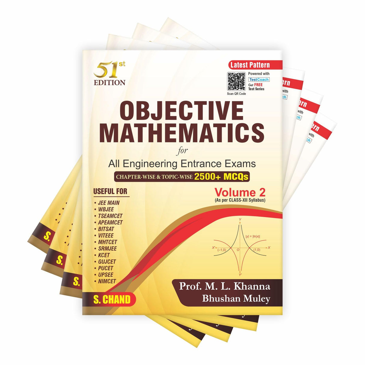 Objective Mathematics Vol 1 for All Engineering Entrance Exams (51 Edition) | Chapter-wise & Topic-wise 2500+ MCQs | As per class 11th Syllabus | JEE Main, BITSAT, NIMCET Etc. (2024-25) - Retail Maharaj
