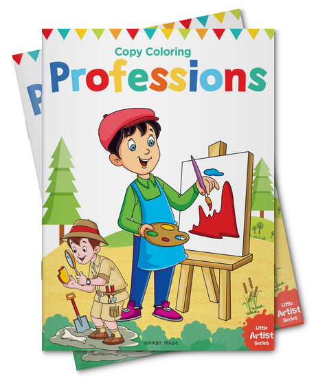 Little Artist Series Professions: Copy Colour Books - Retail Maharaj
