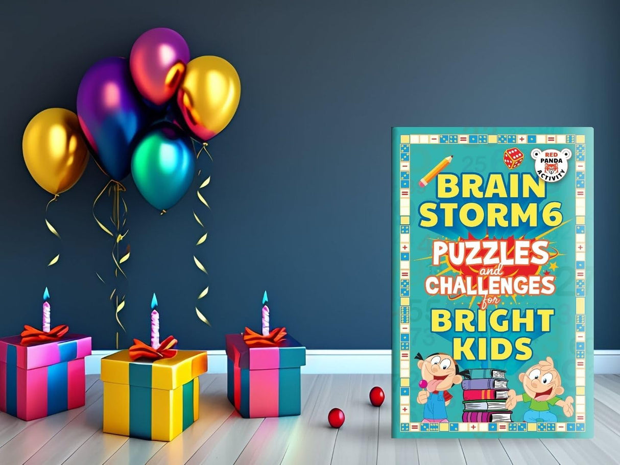 Brain Storm 6: Puzzles and Challenges for Smart Kids - Retail Maharaj