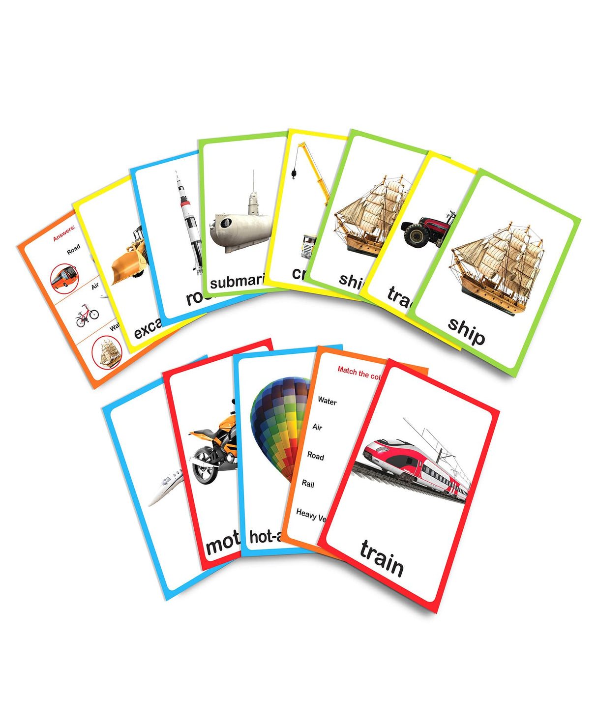 My First Flash Cards: Transport: 30 Early Learning Flash Cards For Kids - Retail Maharaj