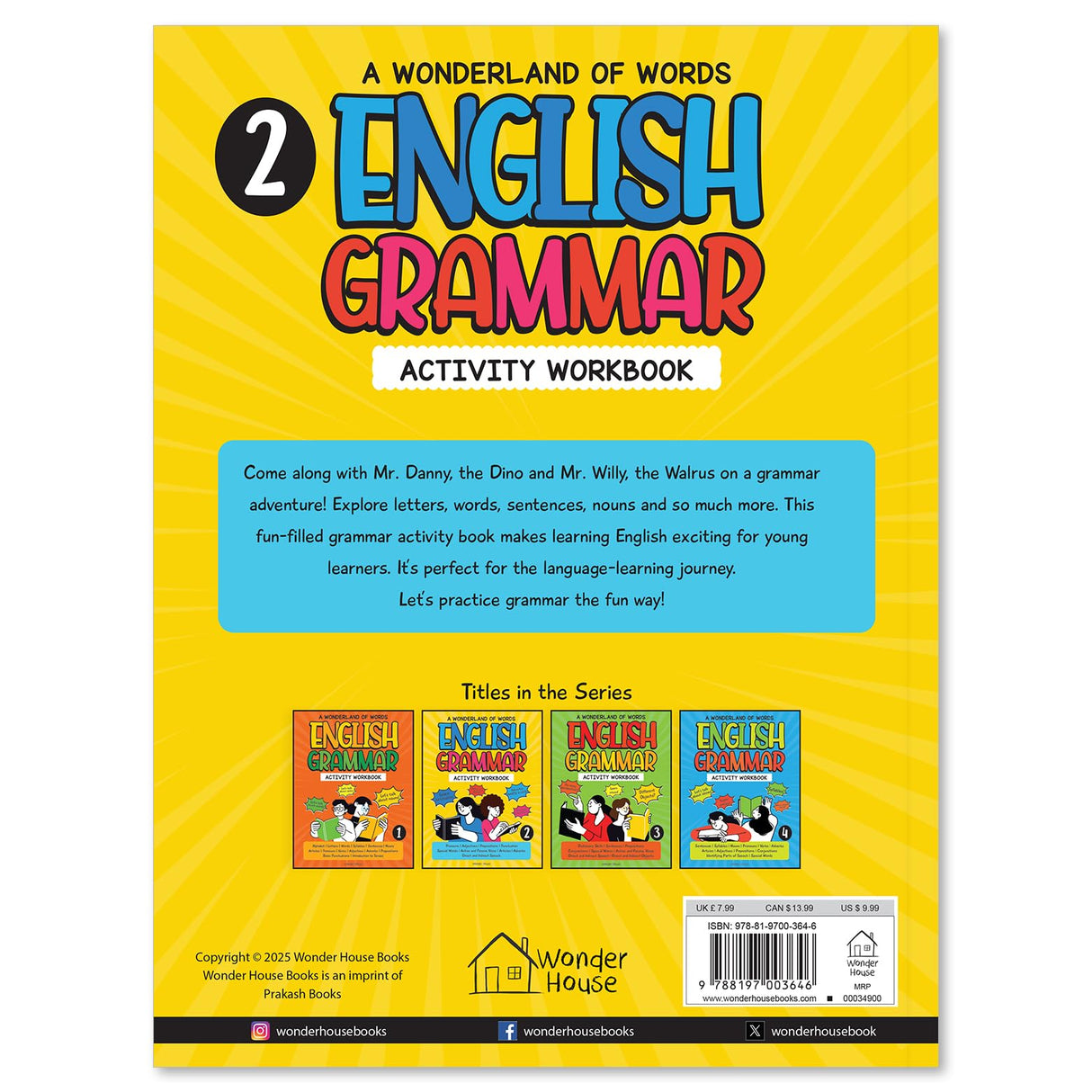 A Wonderland Of Words: English Grammar - Level 2 Activity Workbook - Retail Maharaj
