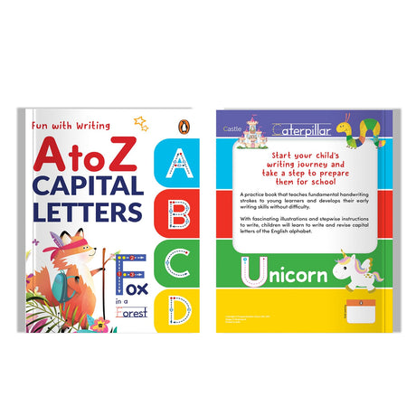 CAPITAL LETTERS: Fun with Writing: Writing Practice Workbook for Preschool Kids | Learn to Write Capital Letters with Tracing I Pencil Control and ... [Select Learning] (Fun with Writing Series) - Retail Maharaj