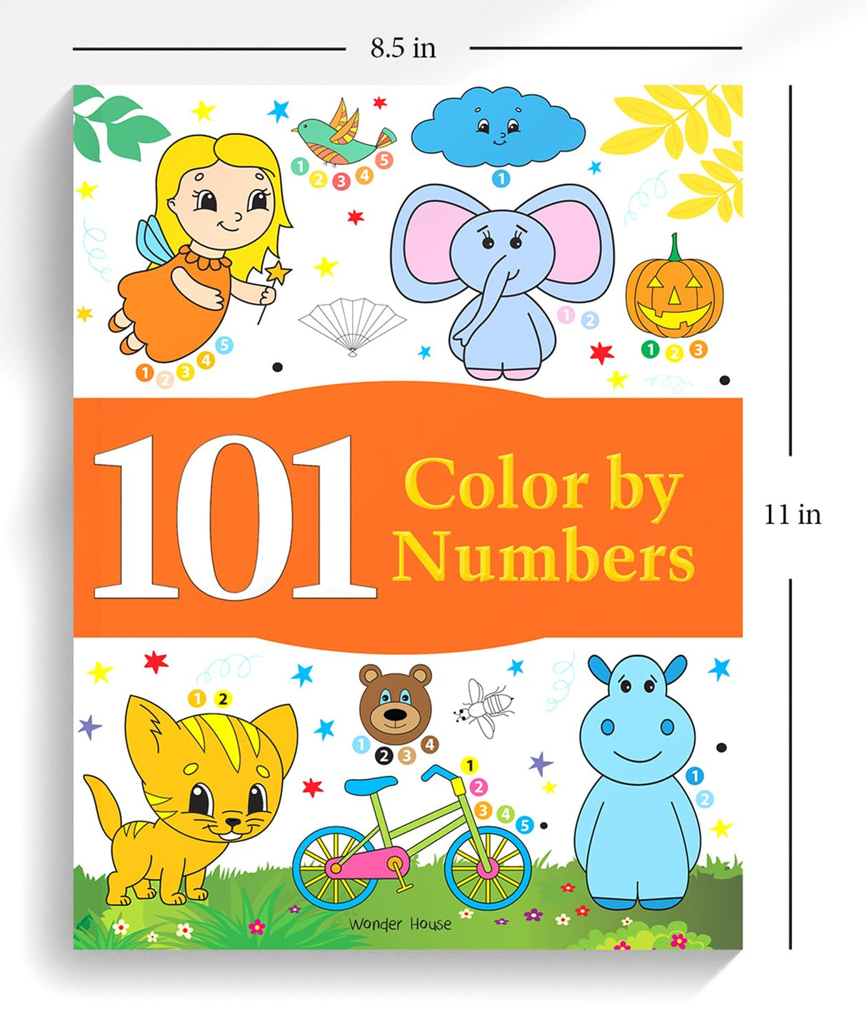 101 Color by Numbers: Fun Activity Book for Children | Learn Number Recognition & Color Matching | Ages 4–7 | Hours of Creative Learning Fun - Retail Maharaj