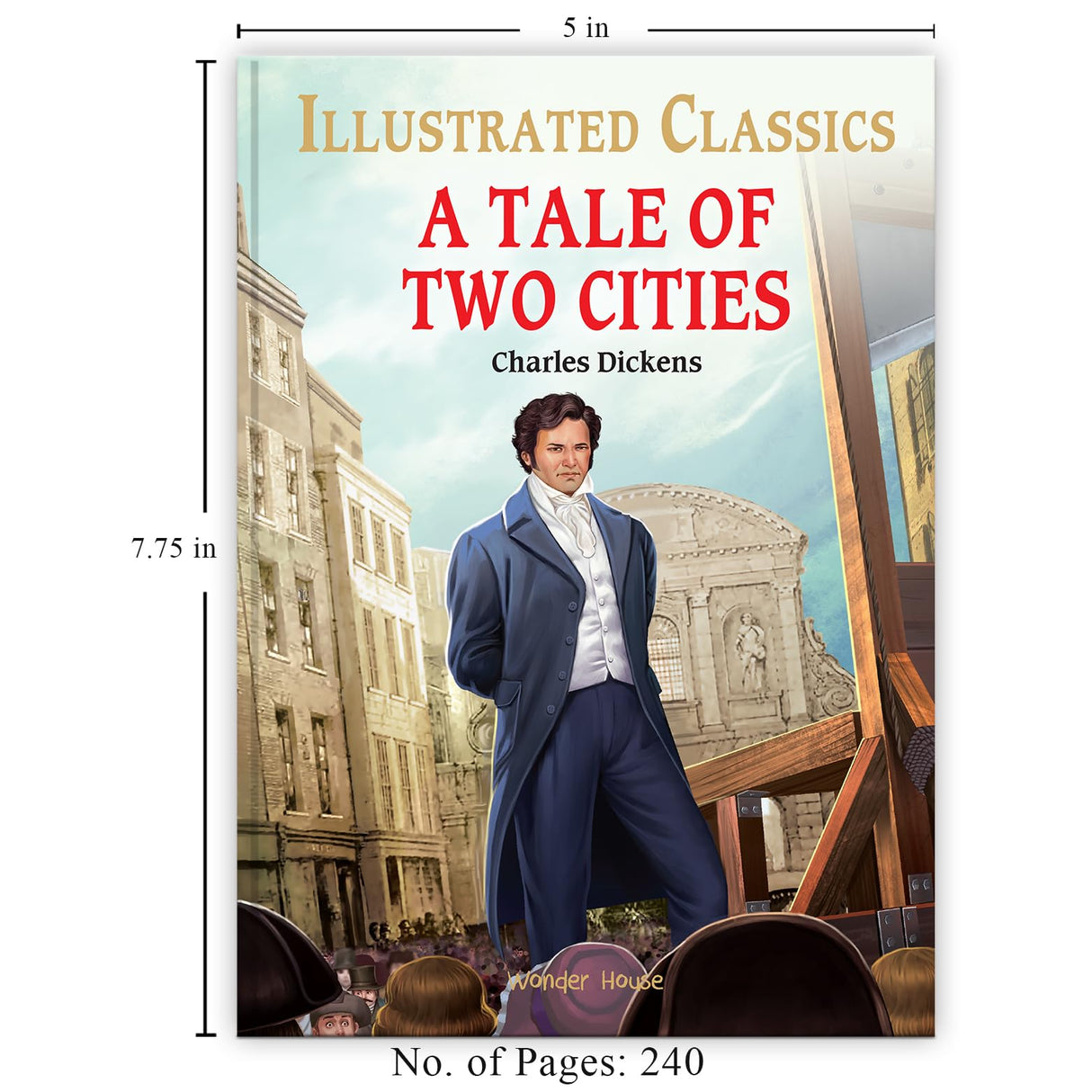A Tale of Two Cities : Illustrated Abridged Children Classics English Novel with Review Questions - Retail Maharaj