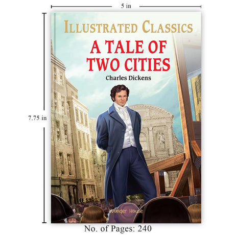 A Tale of Two Cities : Illustrated Abridged Children Classics English Novel with Review Questions - Retail Maharaj