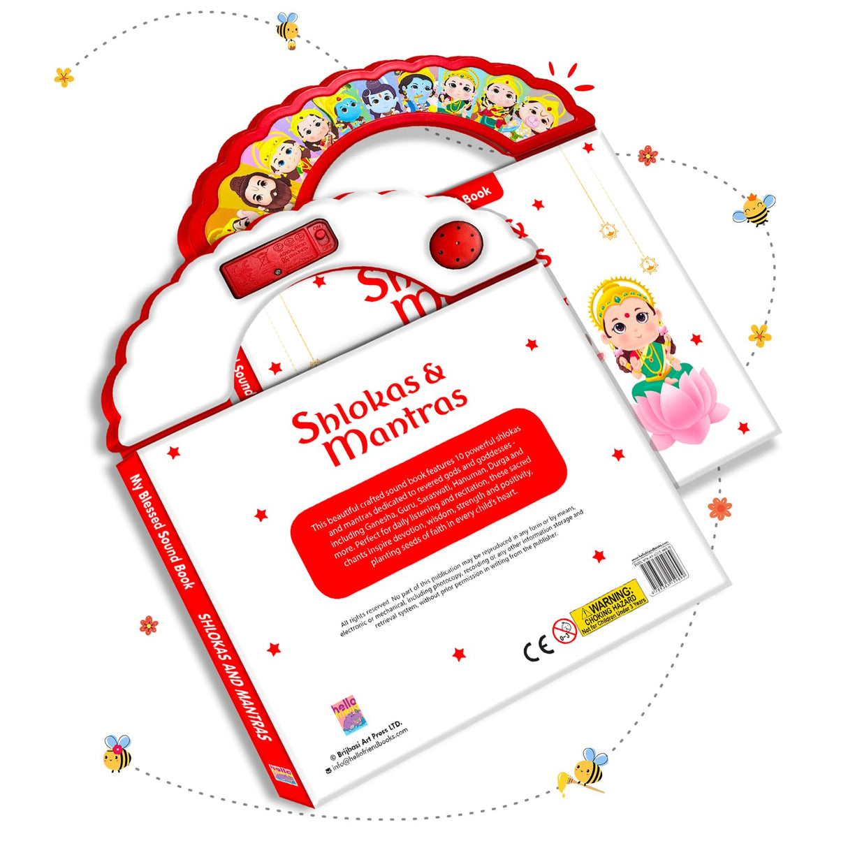 Shloka and Mantras Sound Book for Kids | India's First Hindu Mythology Sound Book of Indian Gods Goddesses | Spiritual Learning Picture Sound Book for ... Hanuman, Shiva) Stuti (Krishna, Devi) - Retail Maharaj