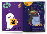 Halloween Activity Book for Kids Spooky Puzzles, Coloring & Games | Ages 4–8 | 2+ Hours of Festive Fun with Mazes, Stickers & More - Retail Maharaj