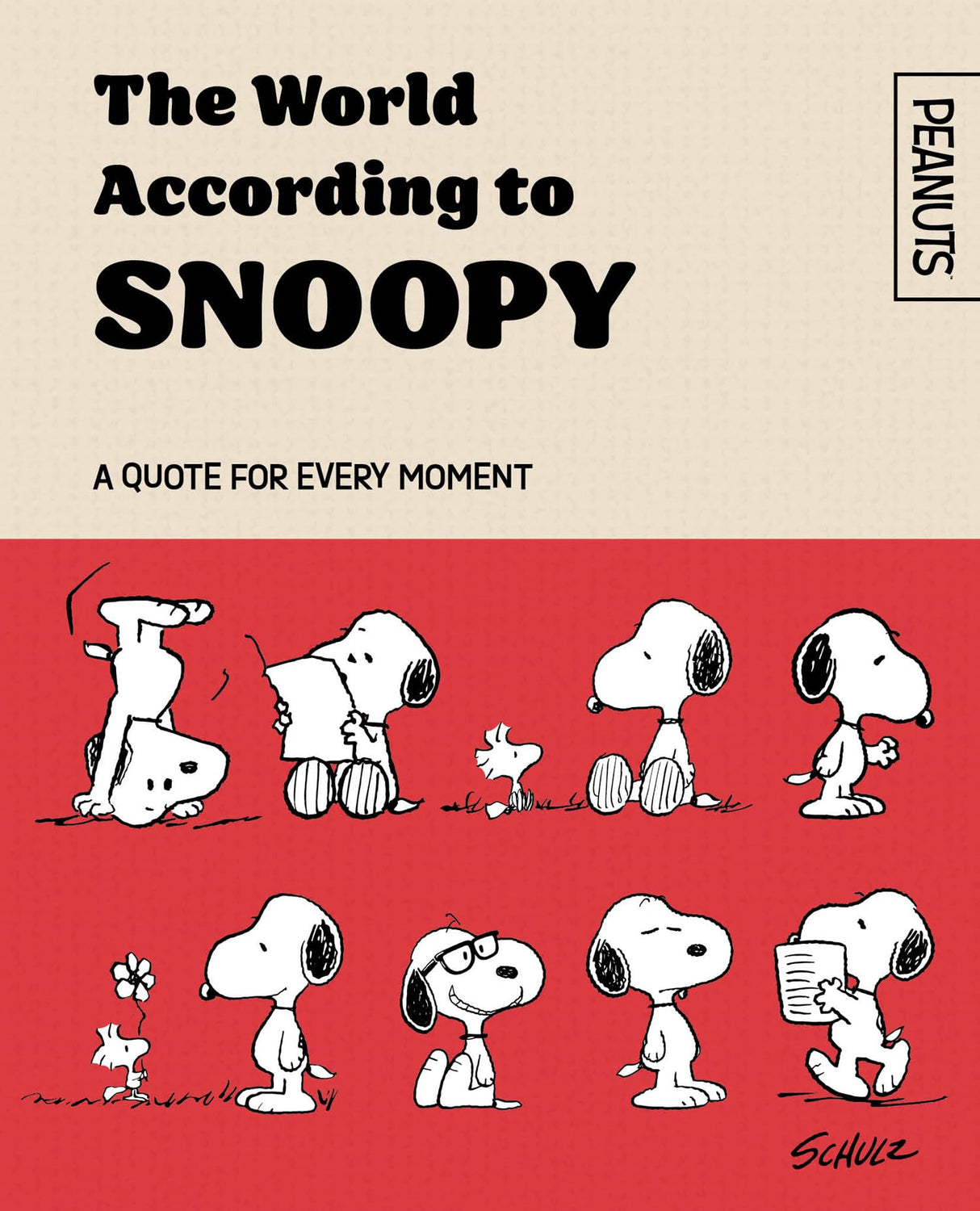 Official Peanuts: The World According to Snoopy: ALL NEW, a gift book of iconic quotes from the comic strips, celebrating 75 years of Peanuts! - Retail Maharaj