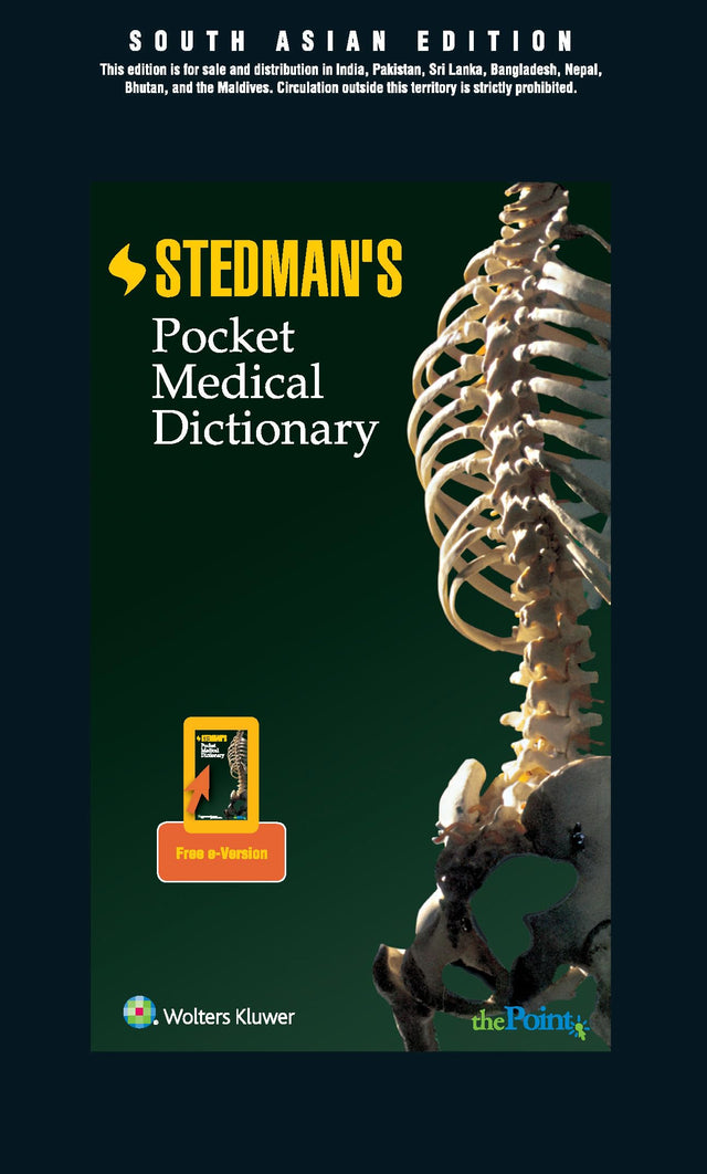 Stedman’s Pocket Medical Dictionary, South Asian ed - Retail Maharaj