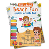 Pick and Paint Coloring Activity Book For Kids: Beach fun - Retail Maharaj
