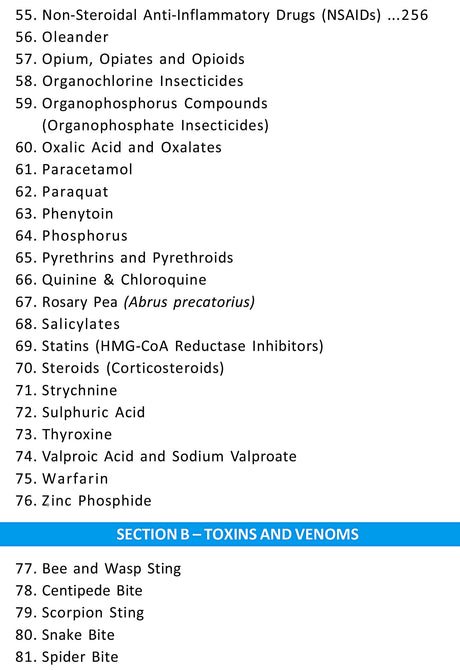 Pocketbook of Poisoning Protocols (2nd Edition) - Retail Maharaj