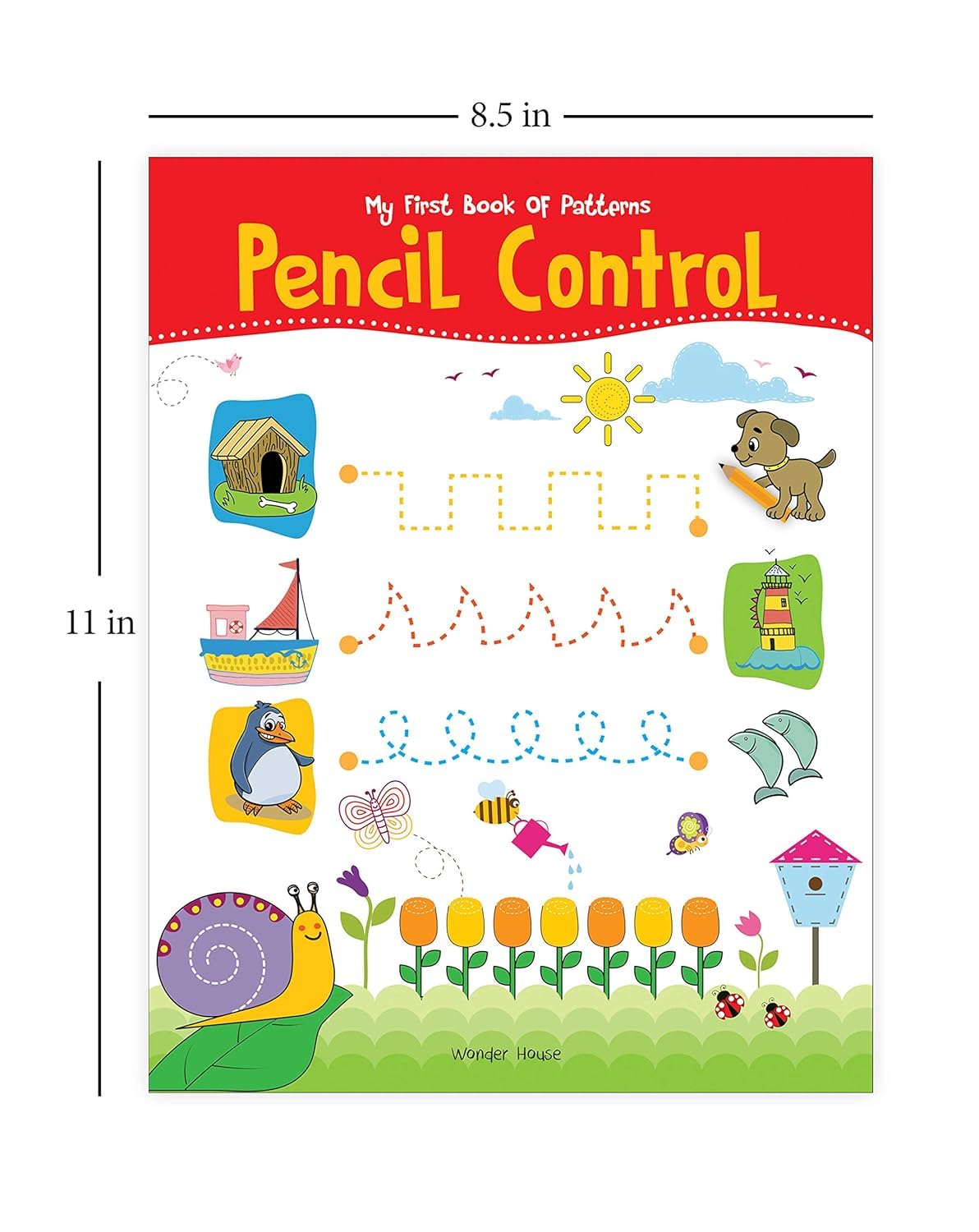 My First Book of Patterns Pencil Control: Patterns Practice book for kids (Pattern Writing) |Best Selling Tracing Book for Kids in India | Early Learning | Tracing Lines & Pattern Writing Activities | Premium Quality Return Gift | Ages 2 - 5 Years | 1.5 h - Retail Maharaj