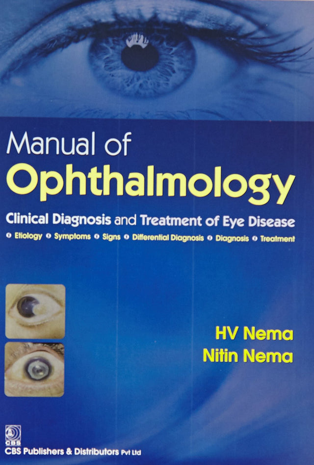 Manual Of Opthalmology Clinical Diagnosis And Treatment Of Eye Disease (Pb 2016) - Retail Maharaj