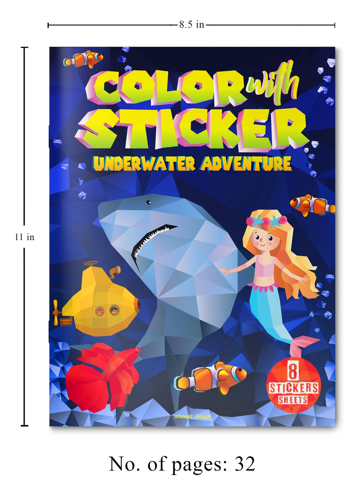 Color with Sticker - Underwater Adventure - Retail Maharaj