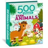My First 500 Farm Animals Sticker Activity Book for Kids, Children and Toddlers – Fun Activity with Coloring – Ages 3+ Years - Retail Maharaj