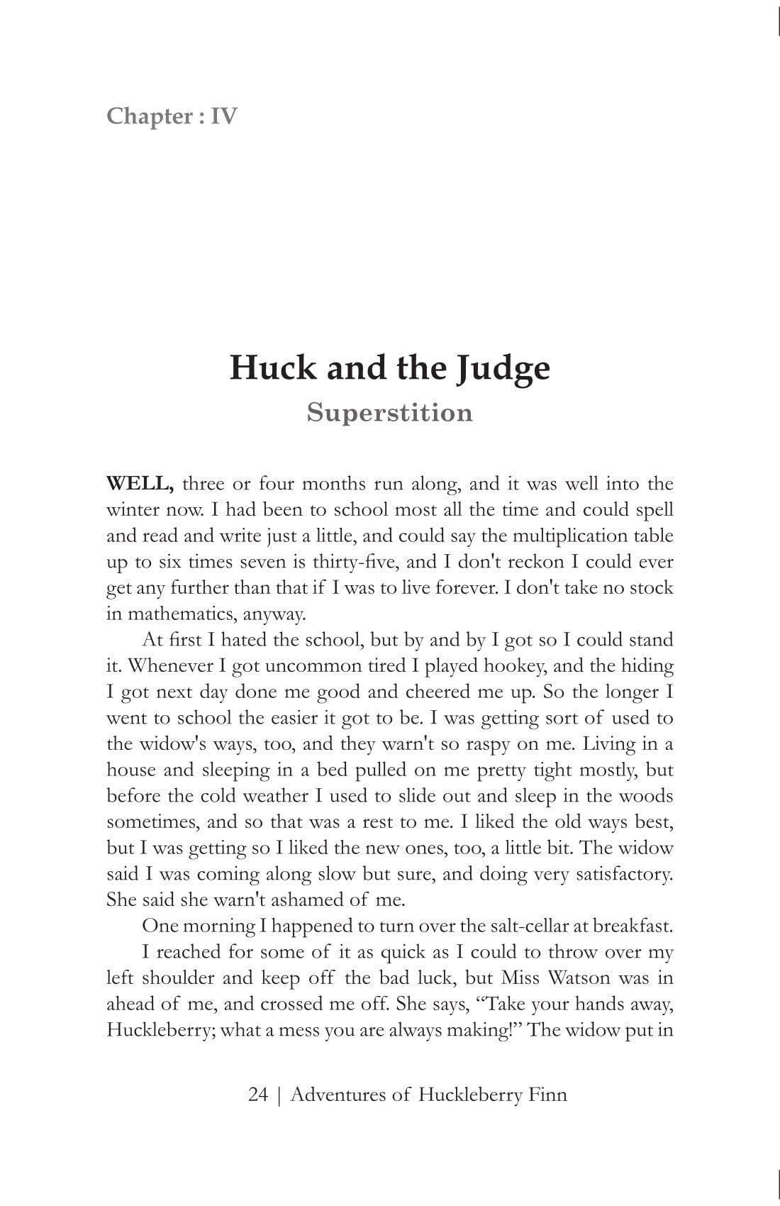 ADVENTURES of HUCKLEBERRY FINN