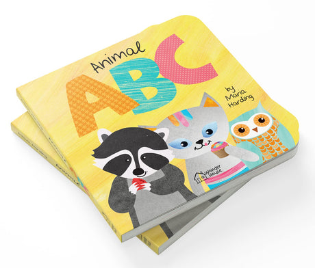 Animal ABC – Board Book for Kids: Playful Animals Teach A to Z with Bright Illustrations & Fun Rhymes | Learn the Alphabet with Tigers, Zebras, Elephants & More | Early Learning Alphabet Book for Babies, Toddlers & Preschoolers | Ages 2–6 Years - Retail Maharaj