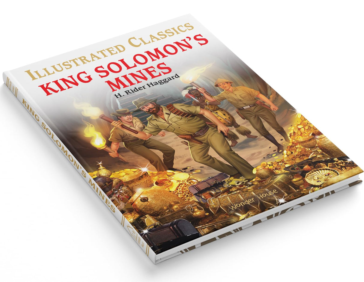 King Solomon's Mines : Illustrated Abridged Children Classics English Novel with Review Questions - Retail Maharaj