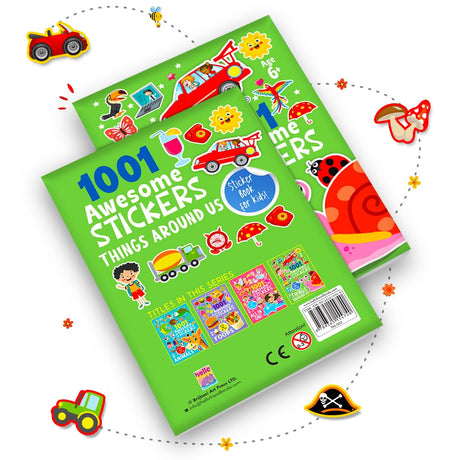 1001 Awsome Stickers - Things Around Me - Retail Maharaj