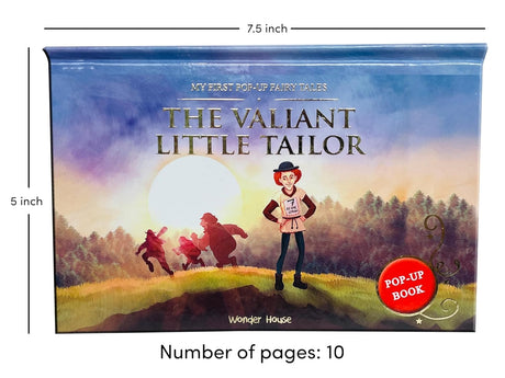My First Pop Up Fairy Tales Valiant Little Tailor: Pop up Books for children - Retail Maharaj
