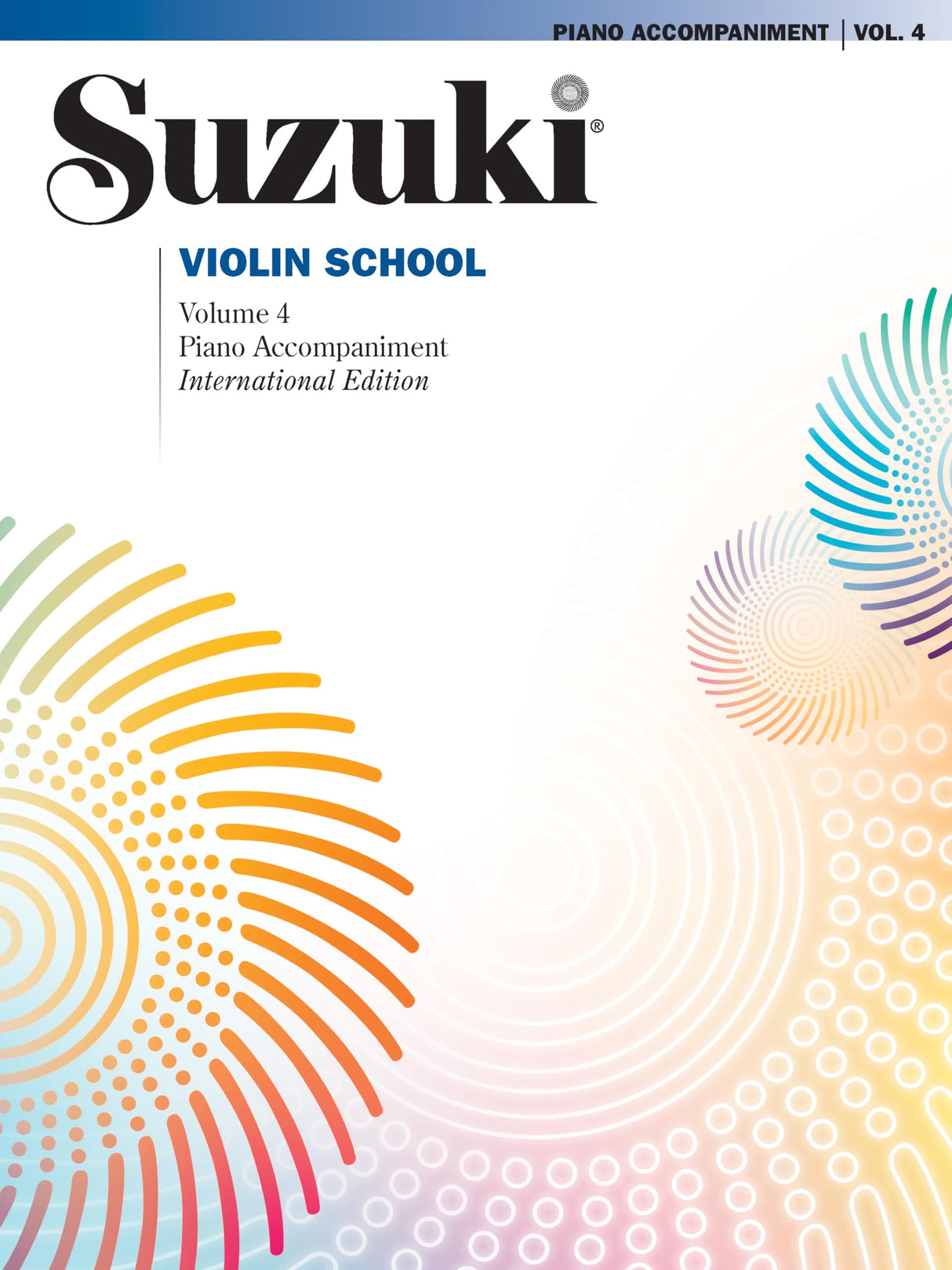 Suzuki Violin School 4 - Piano Acc. (Revised) - Retail Maharaj