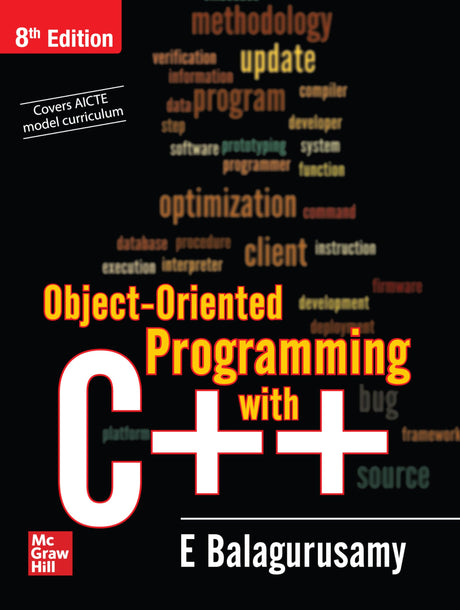 Object Oriented Programming with C++ | 8th Edition | E Balagurusamy | 150+ MCQs | 100+ Dry Run Exercises | 90+ Interview Questions | ANSI C++ - Retail Maharaj