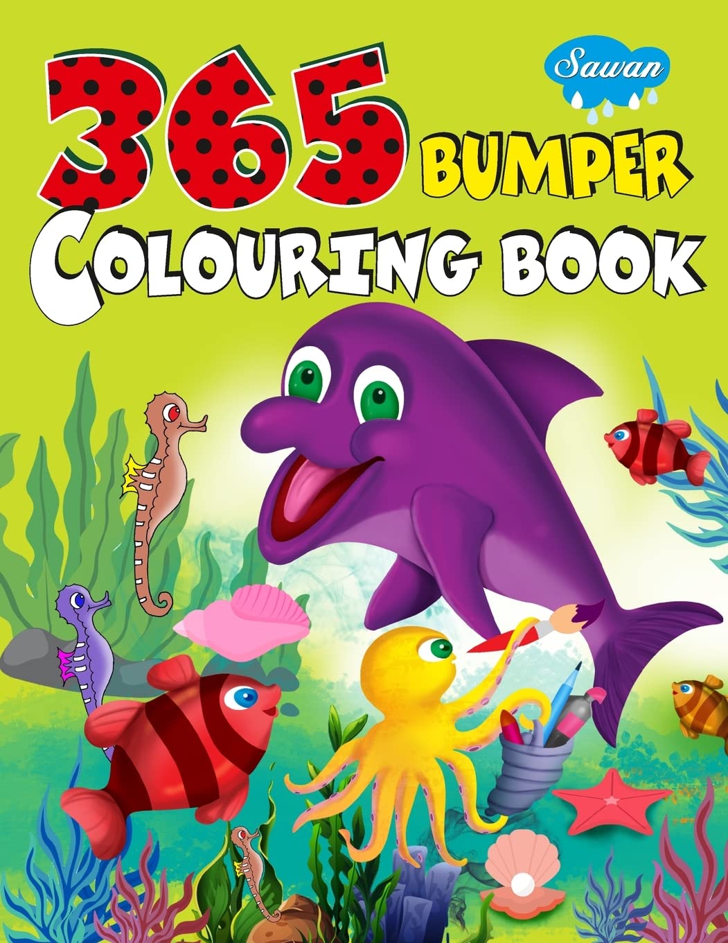 365 Bumper Colouring Book - Retail Maharaj