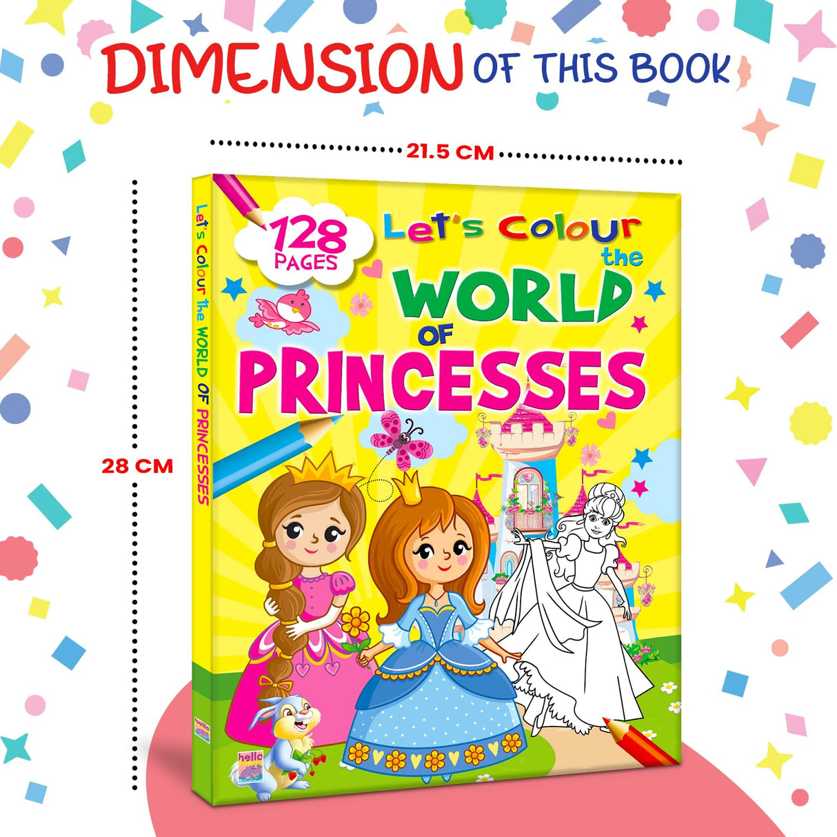 Let’s Colour the World of Princesses: Activity & Colouring Book for Kids Ages 3–9 | Perfect Gift for Drawing, Painting & Creativity | Premium Paper Quality - Retail Maharaj