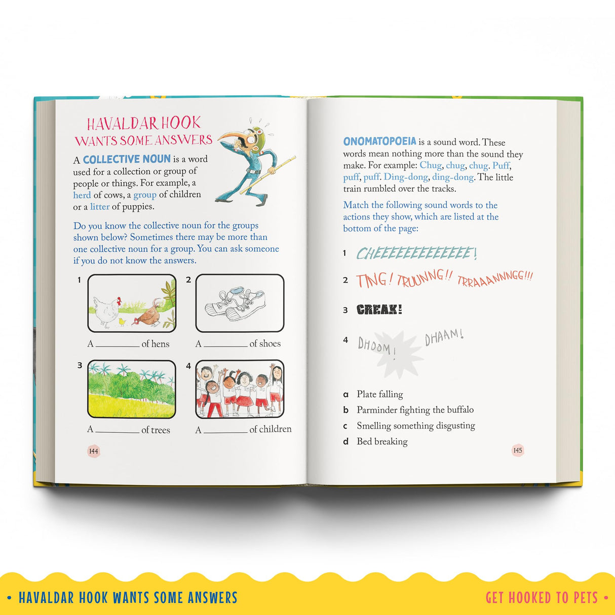 Get Hooked to Pets (Hook Books): A 4 in 1 Gorgeously Illustrated Book on Pets | Giftable Hardback Edition | Ages 5+ - Retail Maharaj