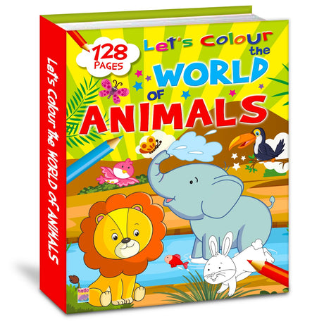 Let’s Colour the World of Animals: Activity & Colouring Book for Kids Ages 3–9 | Perfect Gift for Drawing, Painting & Creativity | Premium Paper Quality - Retail Maharaj