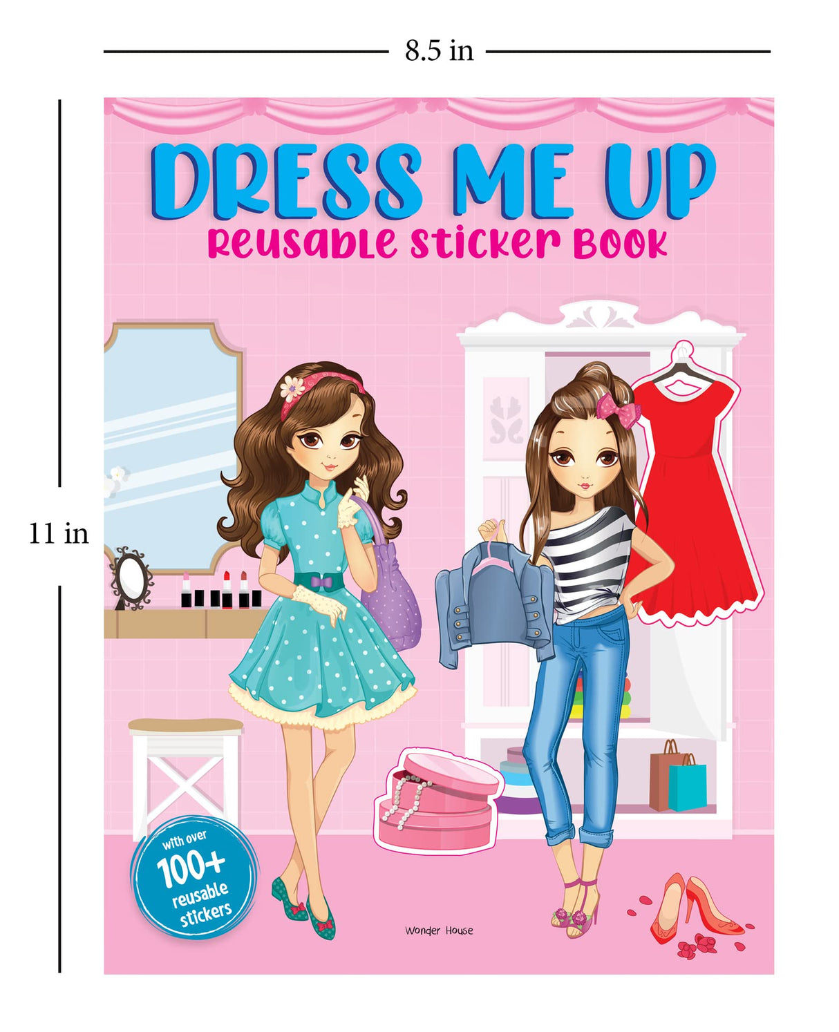 Dress Me Up Reusable Sticker Book For Children - Retail Maharaj