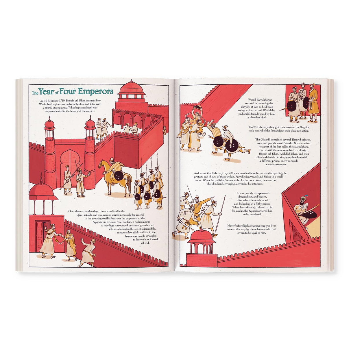 The Book of Emperors: An Illustrated History of the Mughals - Retail Maharaj