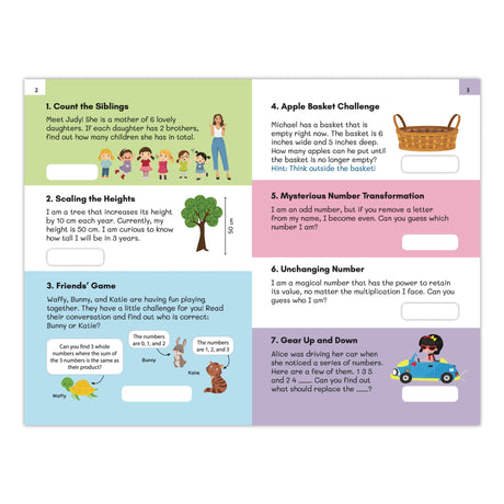 251 Brain Teasers: Ignite Young Minds with Fun Math Riddles, Picture Puzzles, and Logic Games | Boost Problem-Solving & Cognitive Thinking | Ages 6+ - Retail Maharaj