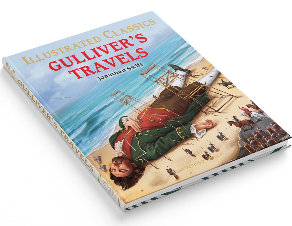 Gulliver Travels : Illustrated Abridged Children Classics English Novel with Review Questions - Retail Maharaj