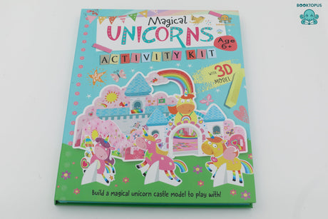 Booktopus Build It Activity Kit - Magical Unicorns 3D Model Making Kit with Book - DIY Craft Kit for Kids 3-6+ Years - Learning Through Play (Build It Kit) - Retail Maharaj