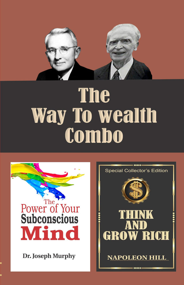 The Way To Wealth Combo Set of 2 books : The Power of Your Subconscious Mind & Think and grow Rich - Retail Maharaj