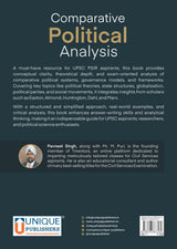 Comparative Political Analysis For UPSC-CSE Main, Volume V (Self-Instruction Manual for Political Science Optional) - Retail Maharaj