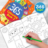 Hello Friend 365 Smart Coloring Book For Kids, Children and Toddlers: Best Big Picture Drawing and Painting Book with 365 Pages - Ages 2-8 Years - Retail Maharaj