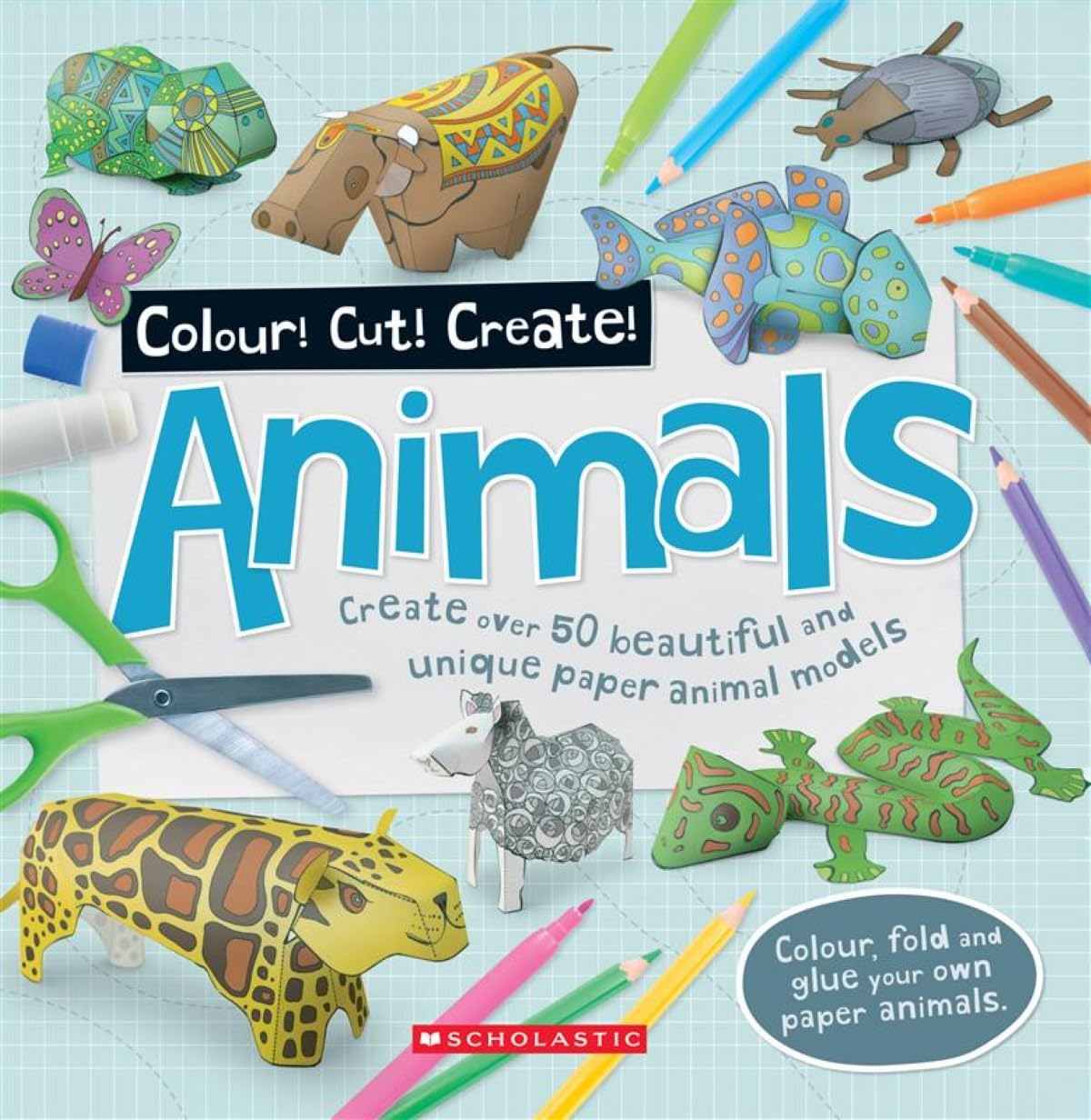 Colour! Cut! Create! Animals - Retail Maharaj