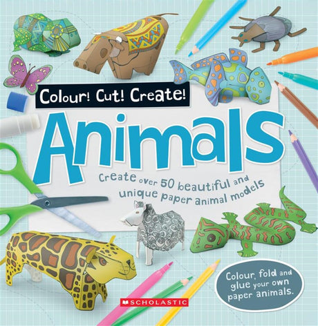 Colour! Cut! Create! Animals - Retail Maharaj