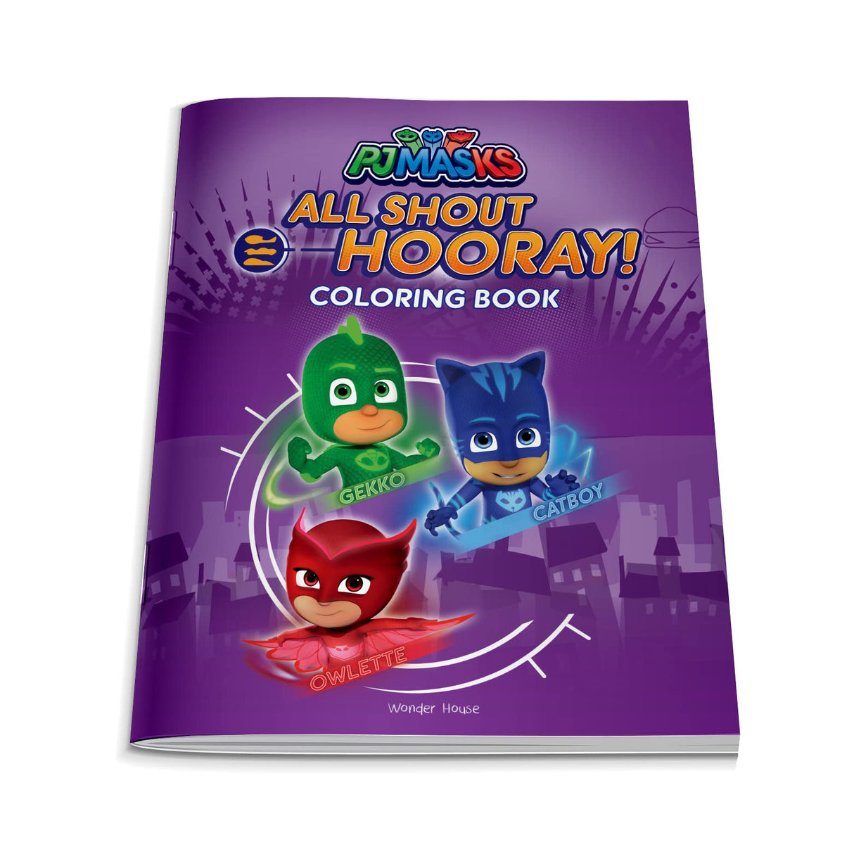 PJ Masks - All Shout Hooray: Coloring Book For Kids - Retail Maharaj