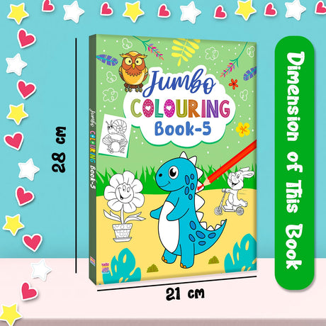 Jumbo Colouring Book - 5 - Retail Maharaj