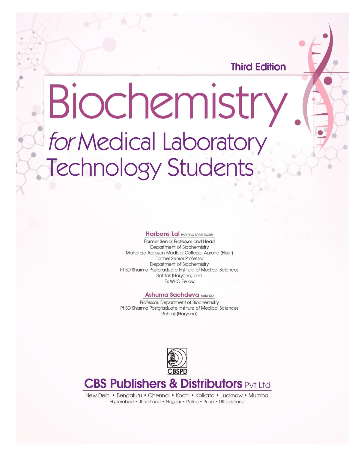 Biochemistry For Medical Laboratory Technology Students 3Ed (Pb 2024) - Retail Maharaj