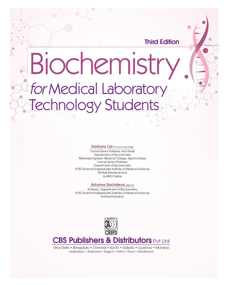 Biochemistry For Medical Laboratory Technology Students 3Ed (Pb 2024) - Retail Maharaj