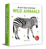My First Book of Touch And Feel - Wild Animals : Touch And Feel Board Book For Children - Retail Maharaj