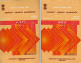 Census of India 2001 - Gujarat - District Census Handbook - Surat - Part - I&II (set of two books )